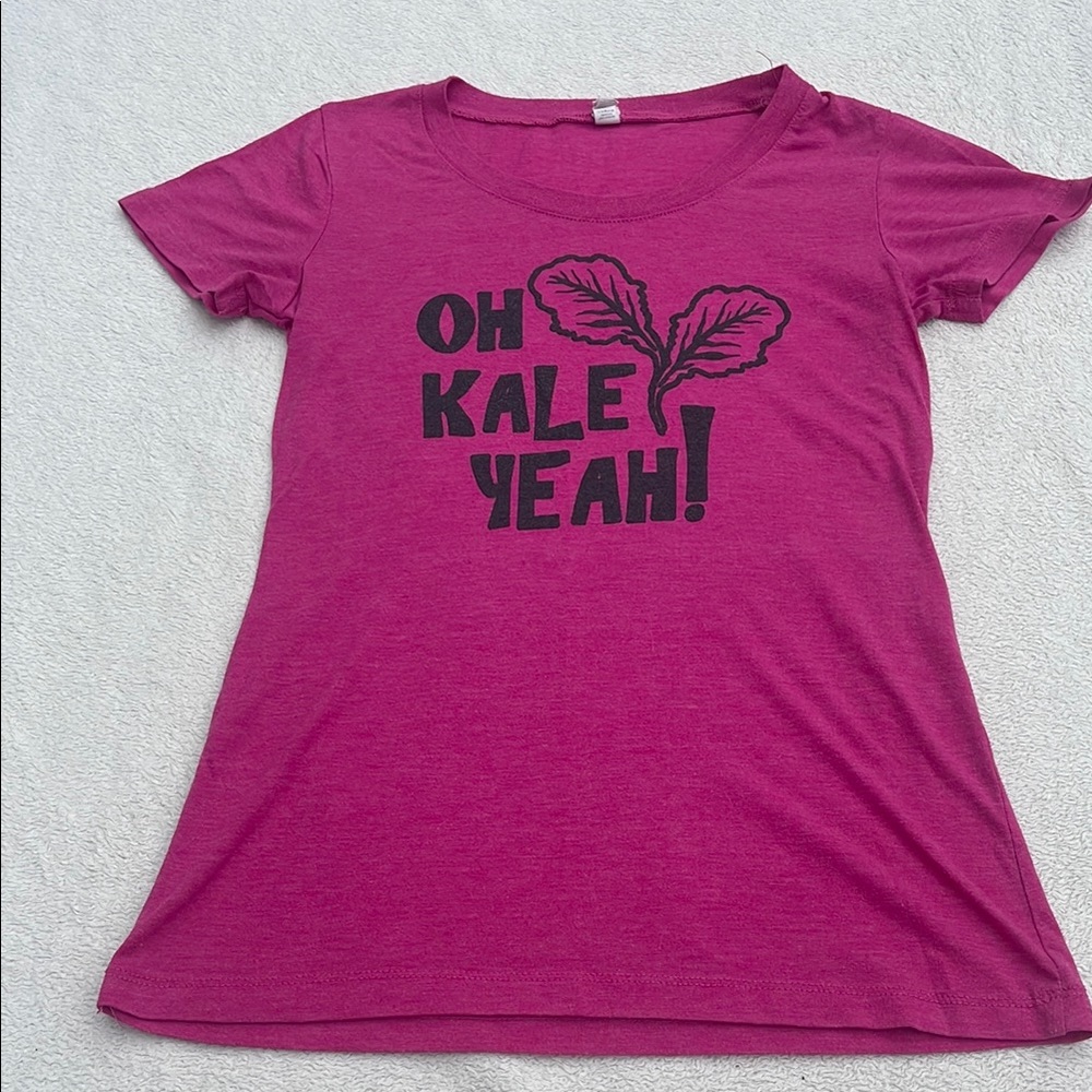Oh Kale Yeah! Women's Purple Graphic Tee